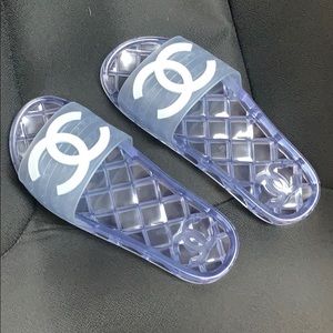 CC Chanel Clear Jelly sandals